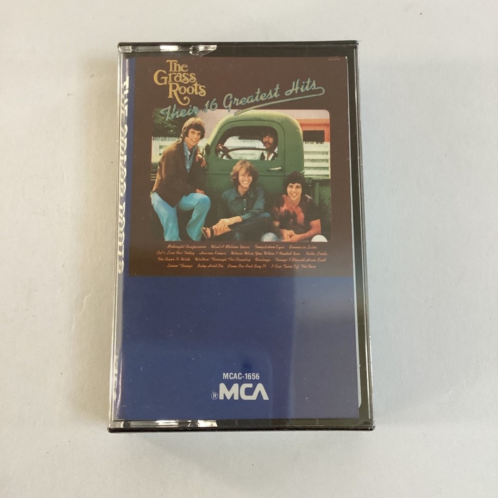 The Grass Roots - Their 16 Greatest Hits -  Cassette Tape New & Sealed Rare